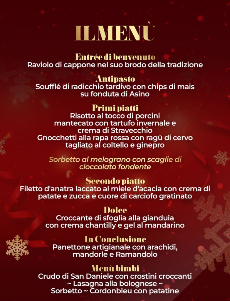 Pranzo di Natale a Villa Riviera