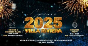 La notte di Capodanno a Villa Riviera 2024