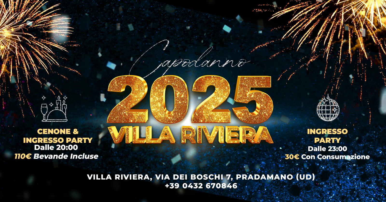 Scopri di più sull'articolo La notte di Capodanno a Villa Riviera 2024